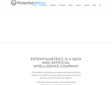 Tablet Screenshot of potentiametrics.com